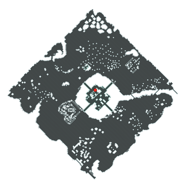 Where Lumen the Barmaid stands